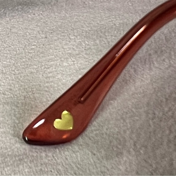 NWOT Juicy Couture Pink Lens With Gold Accent Heart - Picture 7 of 10